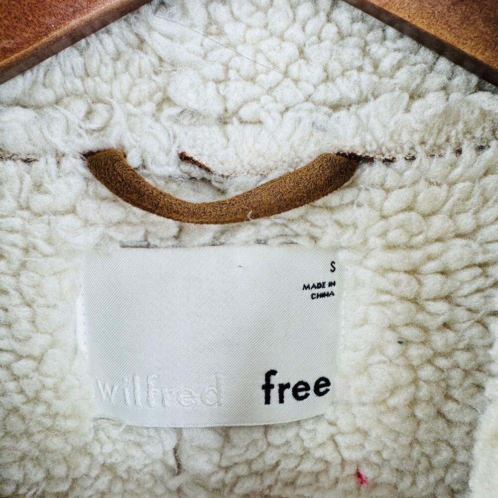 Wilfred Brown Sherpa-Lined Jacket - Picture 4 of 9